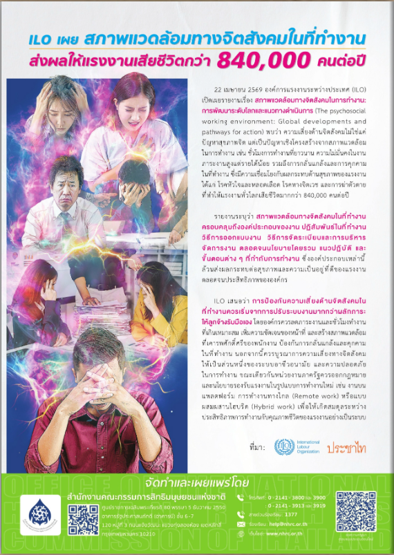 ประชาสัมพันธ์ "จดหมายข่าวมุมมองสิทธิ์" ปีที่ 25 ฉบับที่ 4 เมษายน 2569