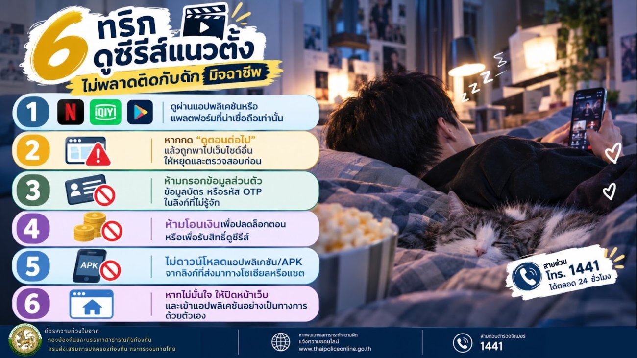 เทศบาลตำบลหนองกี่ เตือนภัย! รู้ทัน 4 กลโกงมิจฉาชีพออนไลน์